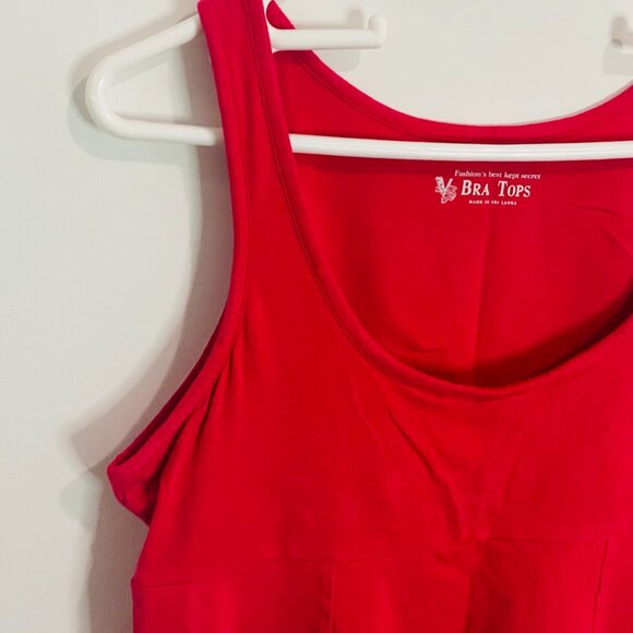 Victoria's Secret Fashion’s Best Kept Secret Red Bra Tank Top–Made in Sri Lanka - Picture 6 of 14